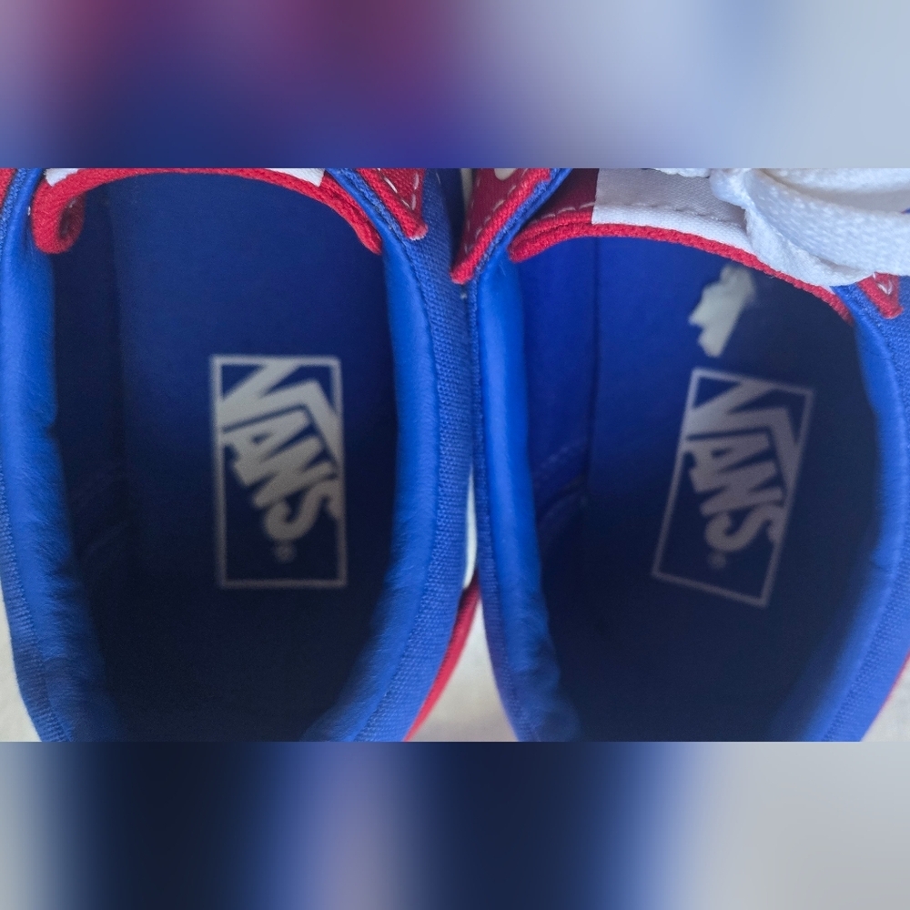 Vans Old School in Red and Blue - Picture 5 of 6